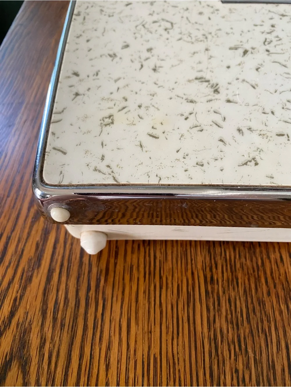 Vintage MCM 1950s Atomic Era Borg Bathroom Scale